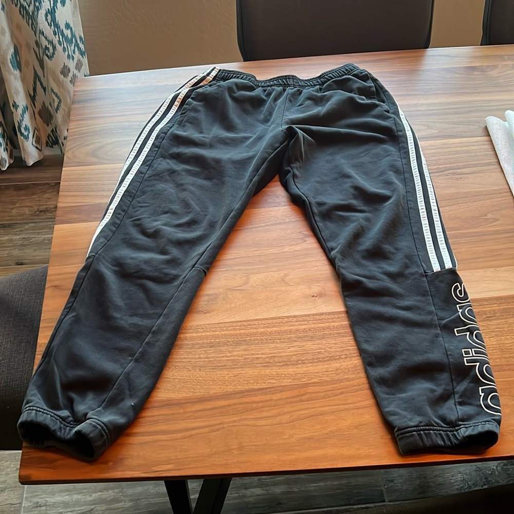 Adidas black light/thin Sweatpants size L